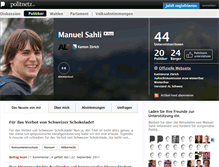 Tablet Screenshot of manuelsahli.politnetz.ch