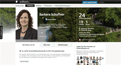 Desktop Screenshot of barbaraschaffner.politnetz.ch