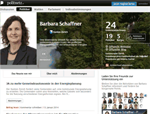 Tablet Screenshot of barbaraschaffner.politnetz.ch
